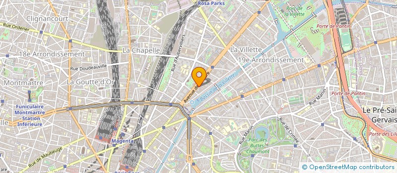 localisation de l'entreprise BAGHERA FILMS  PARIS