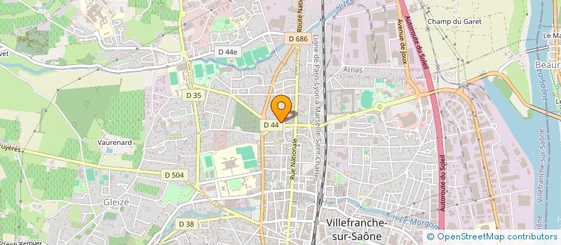localisation de l'entreprise BAGHERAA à VILLEFRANCHE-SUR-SAONE