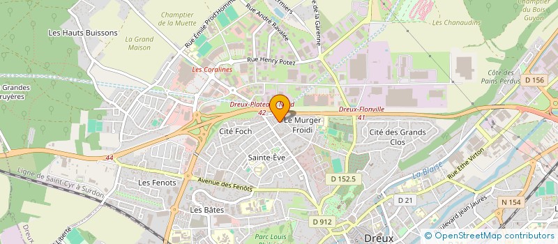 localisation de l'entreprise BAGHRI VERDURE à DREUX