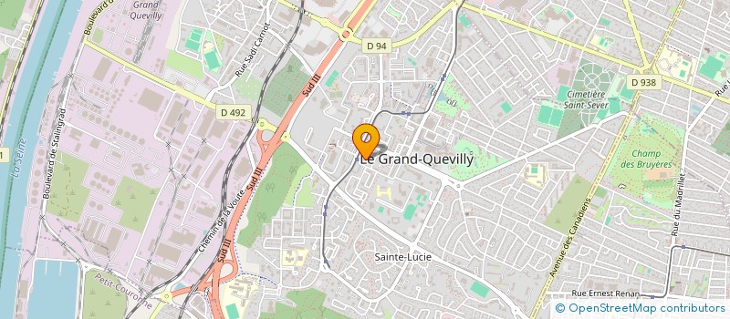 localisation de l'entreprise BAGHYSKA  LE GRAND-QUEVILLY