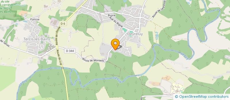 localisation de l'entreprise BAGJEP  OEYRELUY