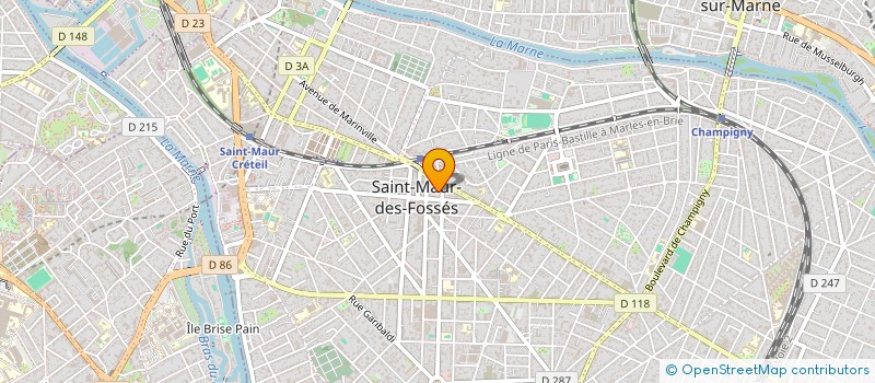 localisation de l'entreprise BAGLI à SAINT-MAUR-DES-FOSSES