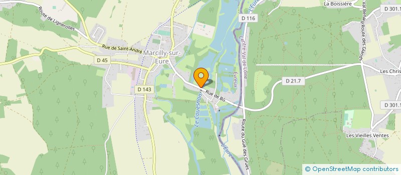 localisation de l'entreprise BAGLIN PIERRE                        0 à MARCILLY-SUR-EURE