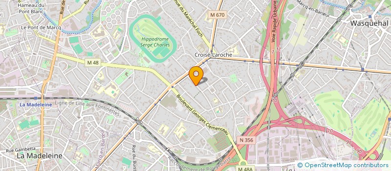 localisation de l'entreprise BAGLINVEST à MARCQ-EN-BARŒUL