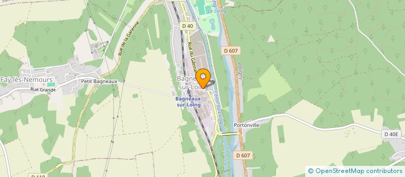 localisation de l'entreprise BAGNEAUX SOLIDAIRE  BAGNEAUX-SUR-LOING