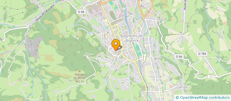 localisation de l'entreprise BAGNERES TONIQUE ANIMATION  BAGNERES-DE-BIGORRE