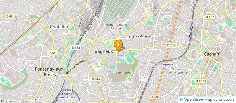localisation de l'entreprise BAGNEUX  BAGNEUX