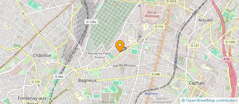localisation de l'entreprise BAGNEUX à BAGNEUX