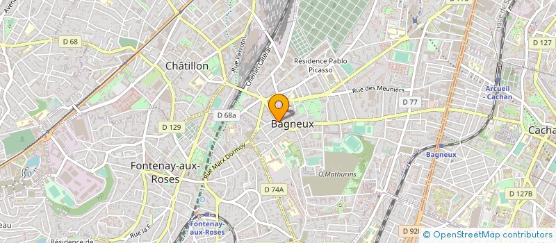 localisation de l'entreprise BAGNEUX DAMPIERRE à BAGNEUX