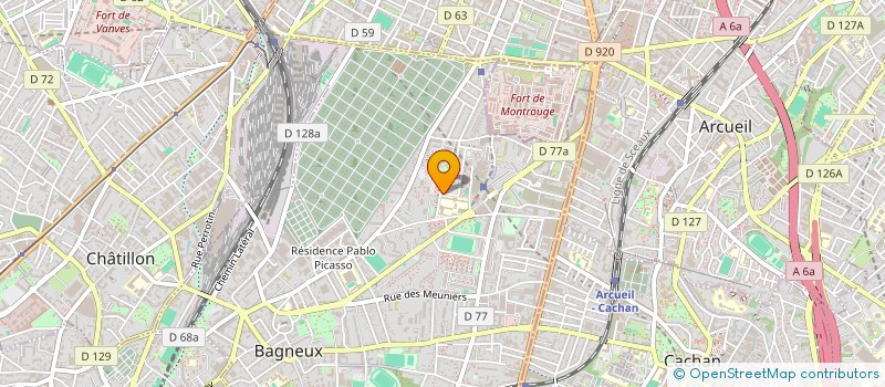 localisation de l'entreprise BAGNEUX RENOVATION SERVICES à BAGNEUX