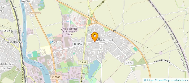 localisation de l'entreprise BAGNO à SENS