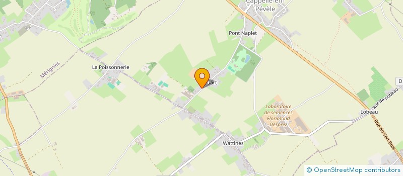 localisation de l'entreprise BAGNO DESIGN  CAPPELLE-EN-PEVELE