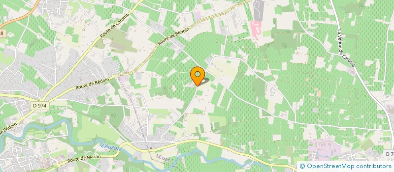 localisation de l'entreprise BAGNOL  MAZAN