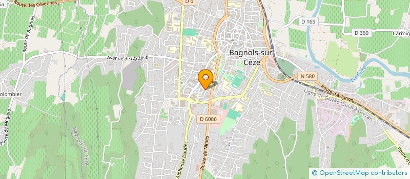 localisation de l'entreprise BAGNOLAISE POUR INSERTION PAR L EMPLOI à BAGNOLS-SUR-CEZE