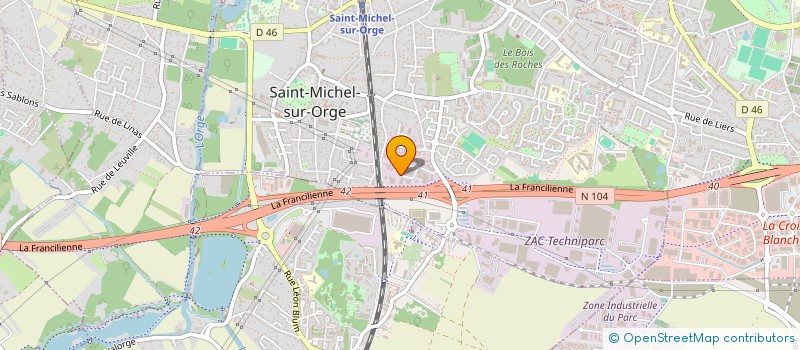 localisation de l'entreprise BAGNOLES STARS  SAINT-MICHEL-SUR-ORGE