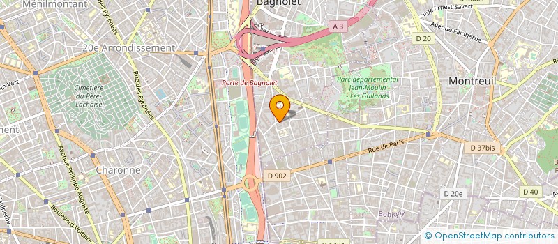 localisation de l'entreprise BAGNOLET BY L'AS à BAGNOLET
