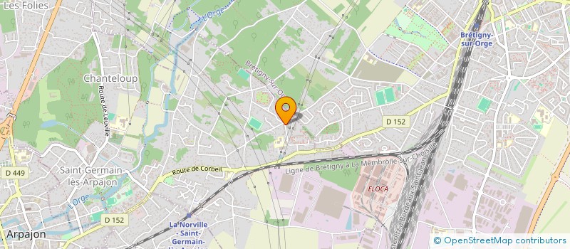 localisation de l'entreprise BAGO CHAUFFEURS à SAINT-GERMAIN-LES-ARPAJON