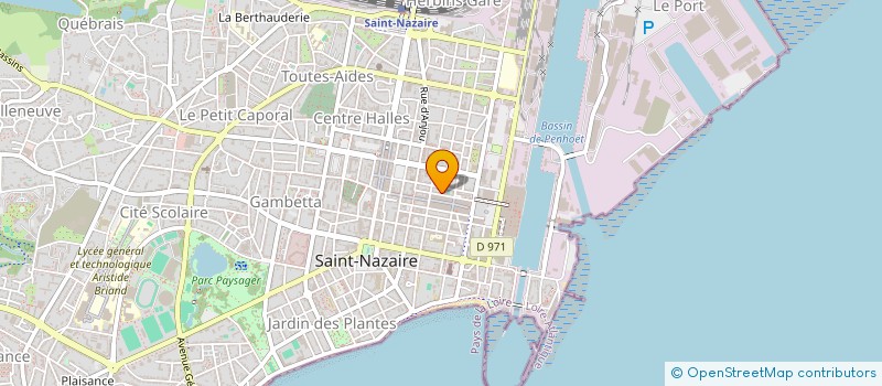 localisation de l'entreprise BAGOT LAURENT ET GOURLAOUEN MARIE-JEANNE  SAINT-NAZAIRE