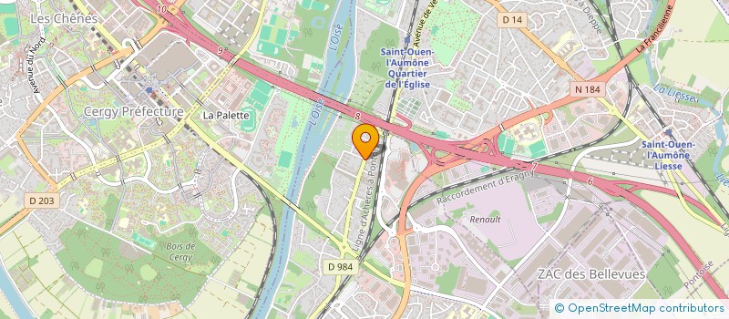 localisation de l'entreprise BAGOU  ERAGNY