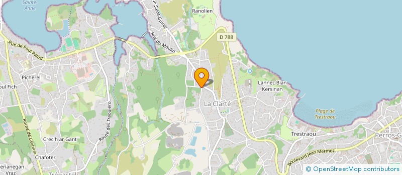 localisation de l'entreprise BAGOU BIHAN  PERROS-GUIREC