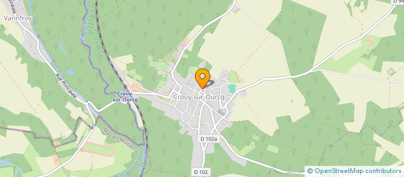 localisation de l'entreprise BAGOU SIGNES  CROUY-SUR-OURCQ