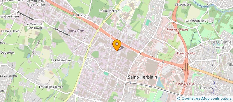 localisation de l'entreprise BAGRAIN à SAINT-HERBLAIN