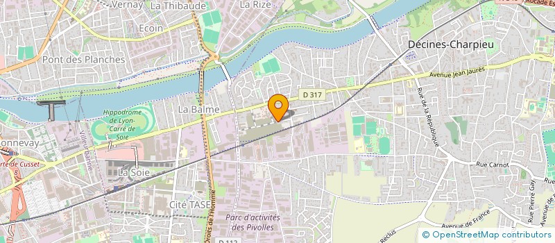 localisation de l'entreprise BAGRATION NUISIBLES  DECINES-CHARPIEU