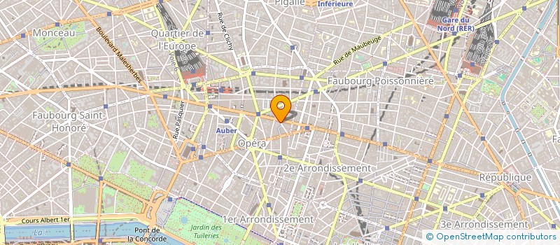 localisation de l'entreprise BAGREAL INTERNATIONAL SA à PARIS