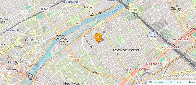 localisation de l'entreprise BAGS à LEVALLOIS-PERRET