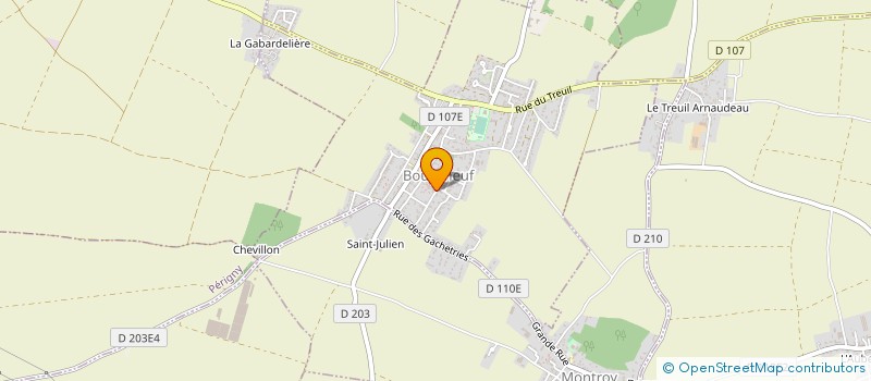 localisation de l'entreprise BAGS  BOURGNEUF