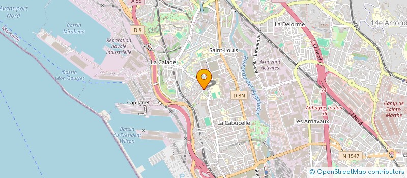 localisation de l'entreprise BAGS ONE DIFFUSION à MARSEILLE