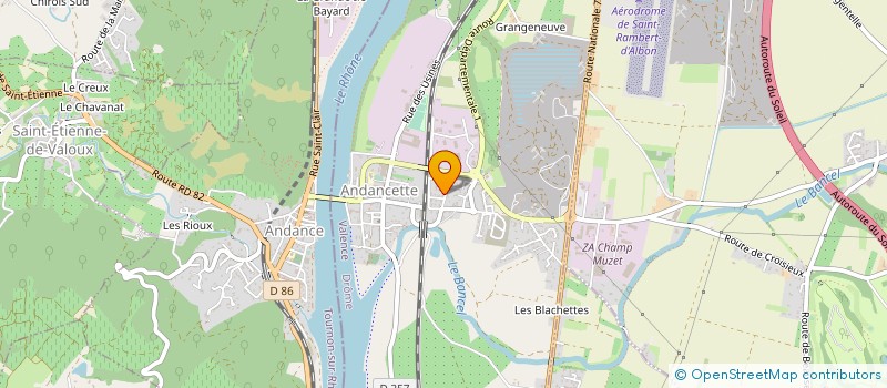localisation de l'entreprise BAGSTON à ANDANCETTE