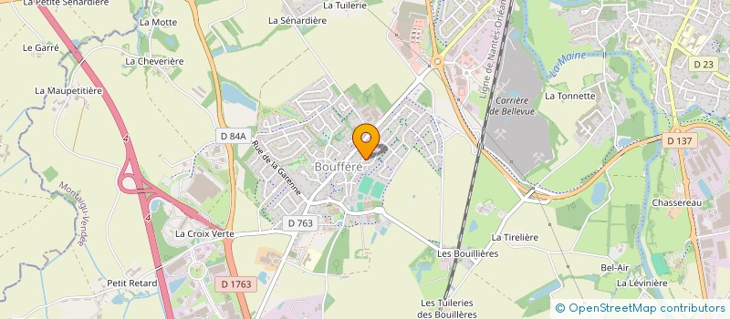 localisation de l'entreprise BAGUELIN IMMOBILIER à MONTAIGU-VENDEE