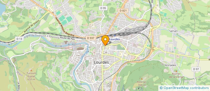 localisation de l'entreprise BAGUEPI  LOURDES