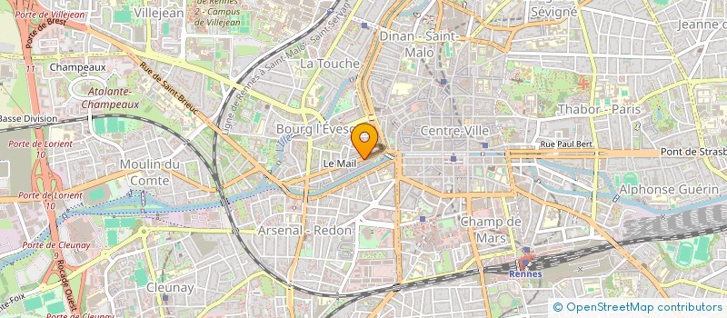 localisation de l'entreprise BAGUERRA 2  RENNES