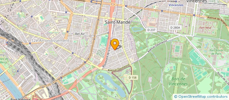 localisation de l'entreprise BAGUETTE D'OR  SAINT-MANDE