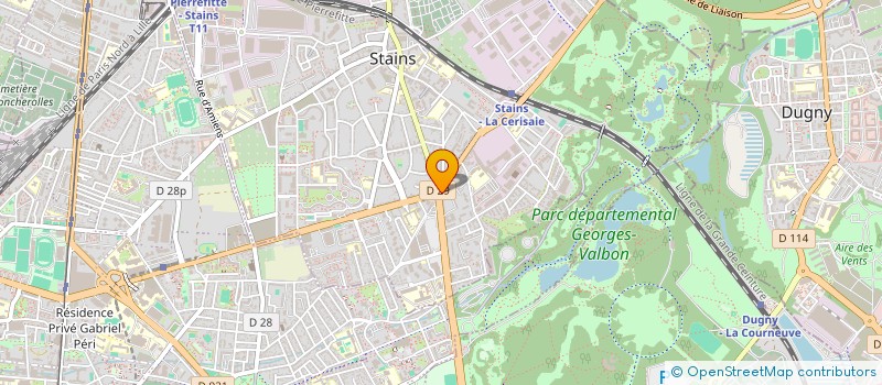 localisation de l'entreprise BAGUETTE D'OR DE STAINS  STAINS