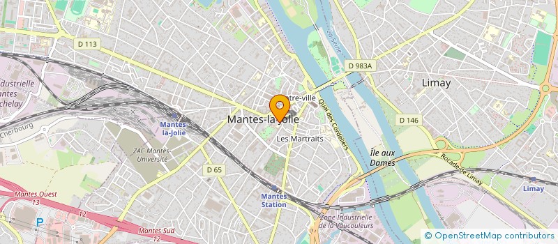 localisation de l'entreprise BAGUETTE RADAR  MANTES-LA-JOLIE