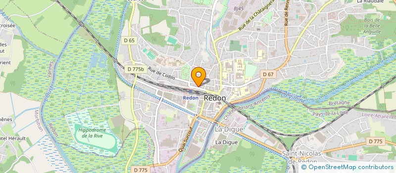 localisation de l'entreprise BAGUETTERIA REDONNAISE  REDON