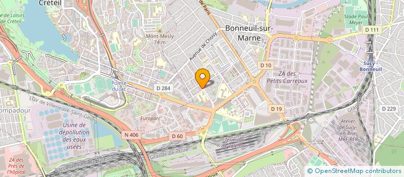 localisation de l'entreprise BAGUETTERIE DE BONNEUIL à BONNEUIL-SUR-MARNE