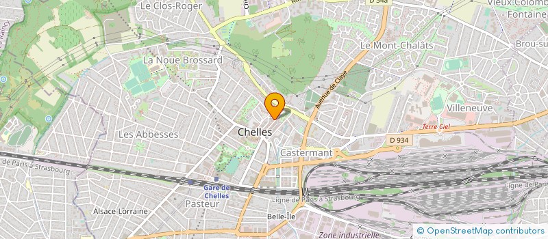 localisation de l'entreprise BAGUETTERIE DE CHELLES à CHELLES