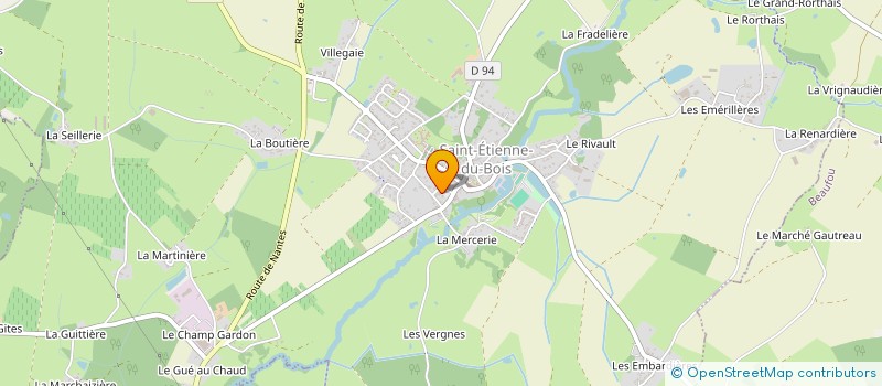 localisation de l'entreprise BAGUETTERIE R&G  SAINT-ETIENNE-DU-BOIS