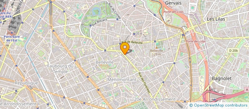 localisation de l'entreprise BAGUETTES D'OR  PARIS