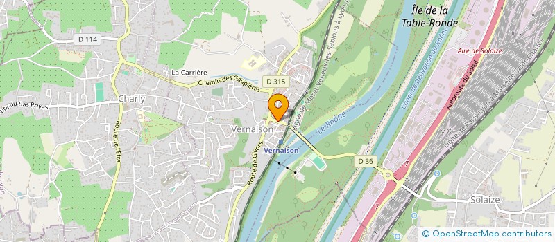 localisation de l'entreprise BAGUETTES SANDWICHS & TRADITION  VERNAISON