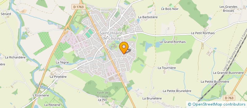 localisation de l'entreprise BAGUIMO à MONTAIGU-VENDEE