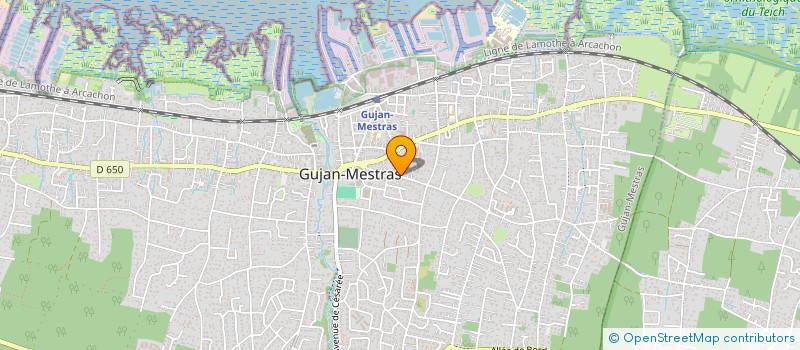 localisation de l'entreprise BAGUIRAOUT  GUJAN-MESTRAS