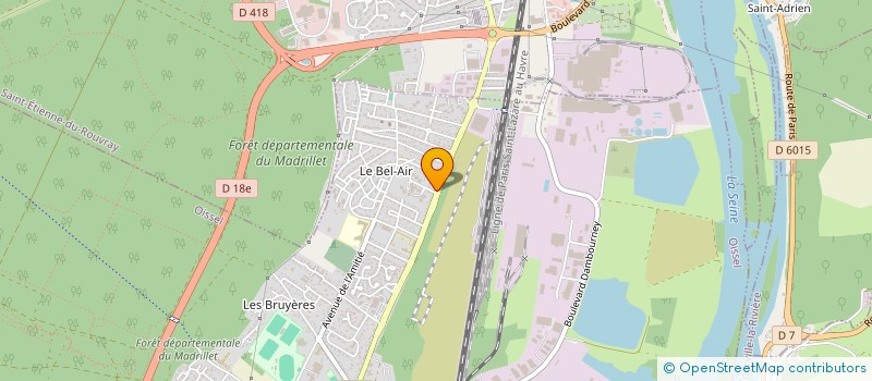 localisation de l'entreprise BAGUOISSEL  OISSEL