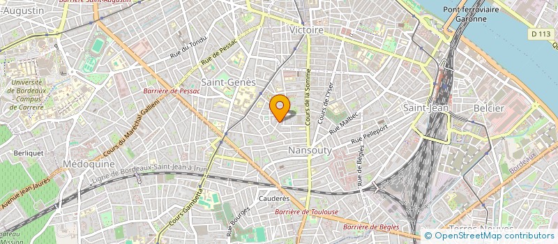 localisation de l'entreprise BAGUS à BORDEAUX