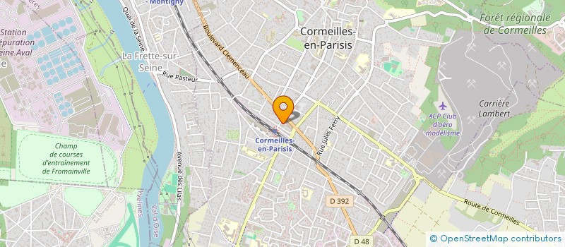 localisation de l'entreprise BAH EXPRESS à CORMEILLES-EN-PARISIS