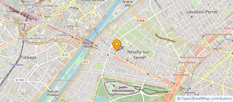 localisation de l'entreprise BAH OUI PRODUCTION à NEUILLY-SUR-SEINE